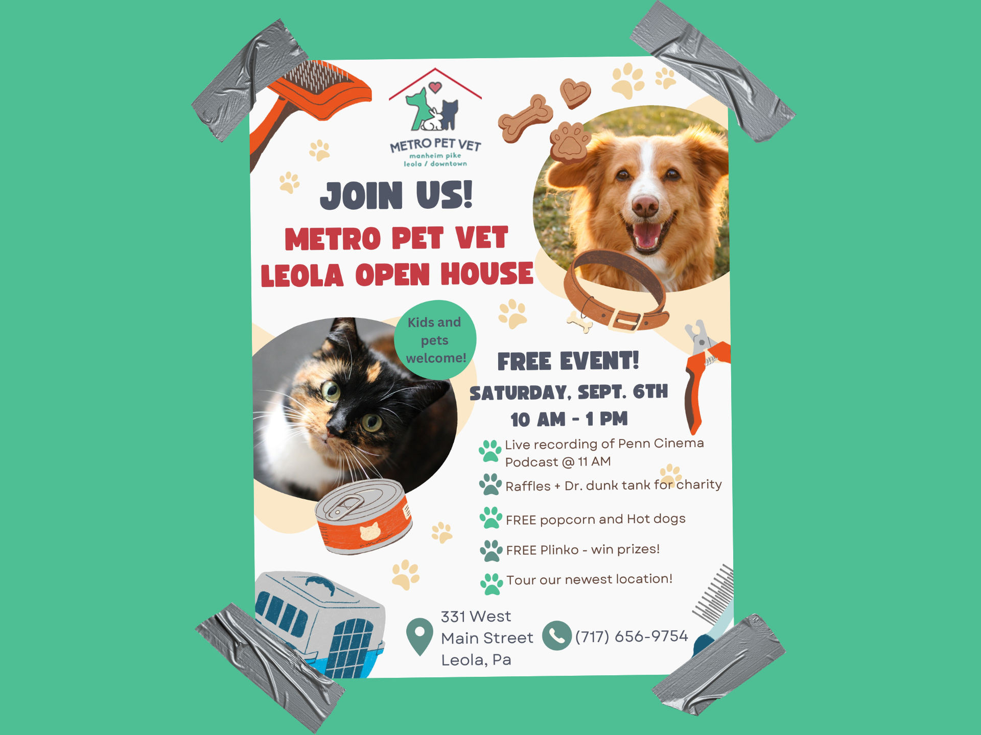 OPEN HOUSE at Metro Pet Vet - Leola!