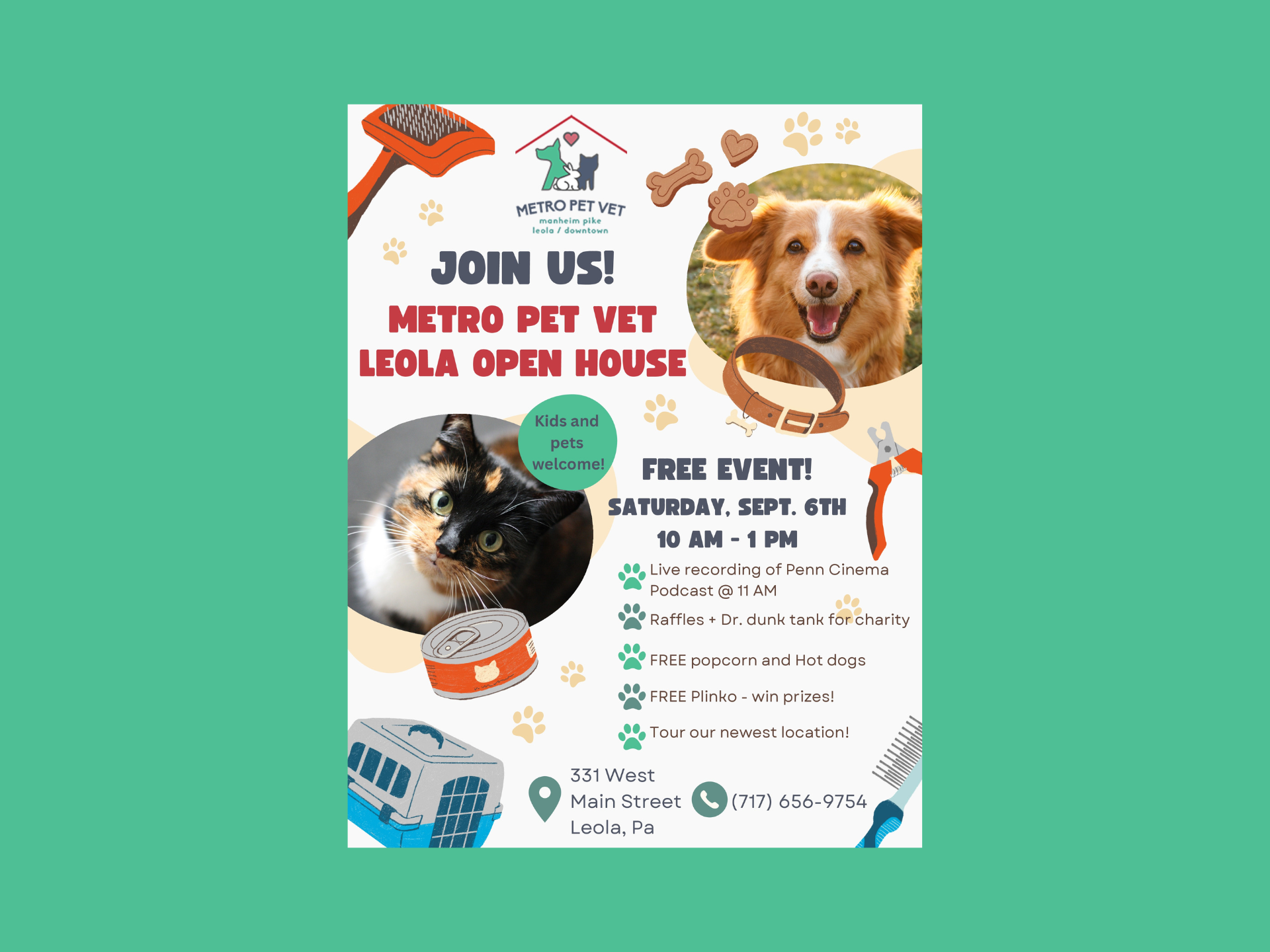 Metro Pet Vet - Leola Open House Event